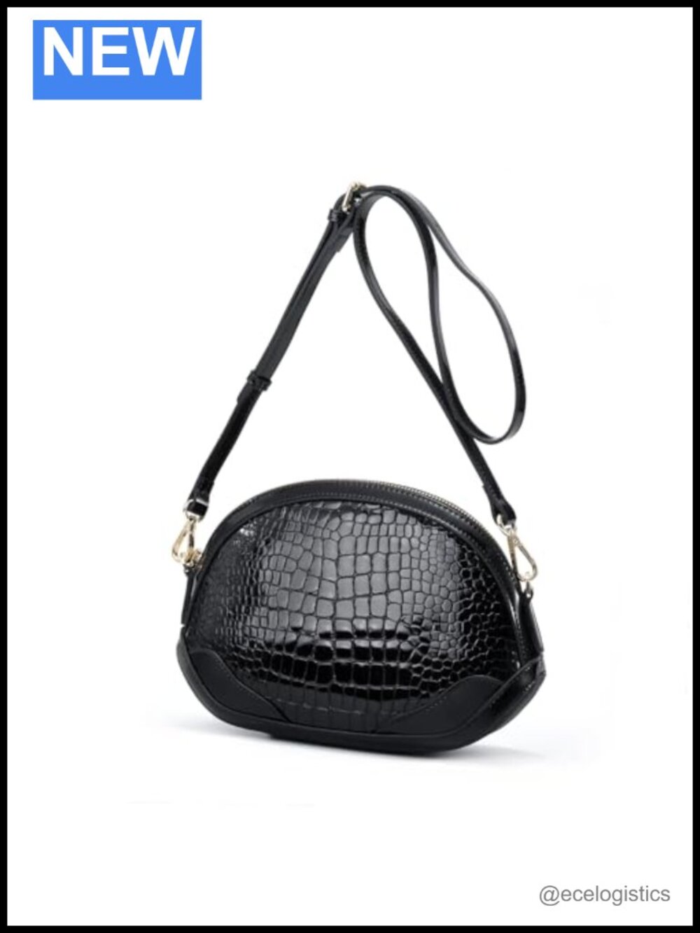 Genuine Leather Crossbody Shoulder Bag Convertible Purse